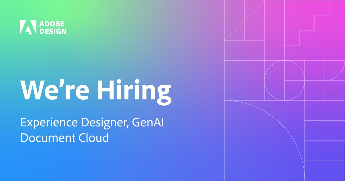 Experience Designer, GenAI