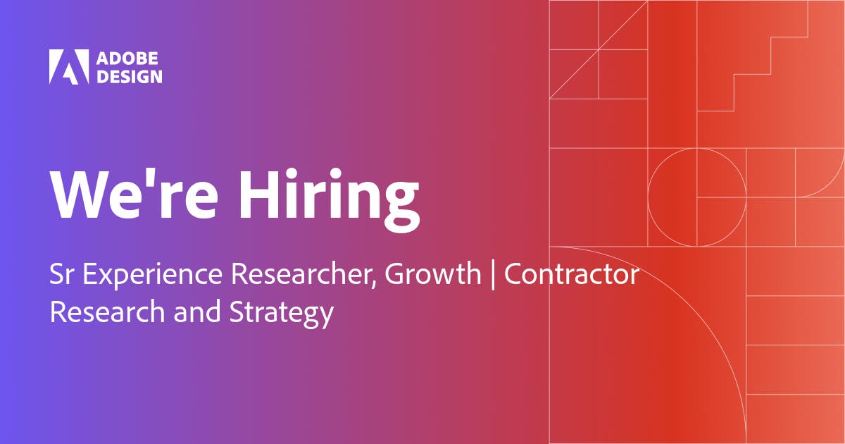 Sr Experience Researcher, Growth 