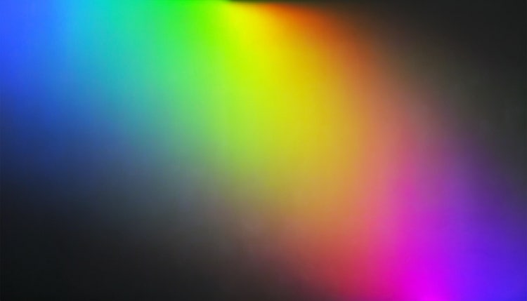 A single AI-generated rainbow-hued, diagonal gradient. Colors from top left: to lower right: indigo, teal, green, yellow orange,, red, pink, violet.